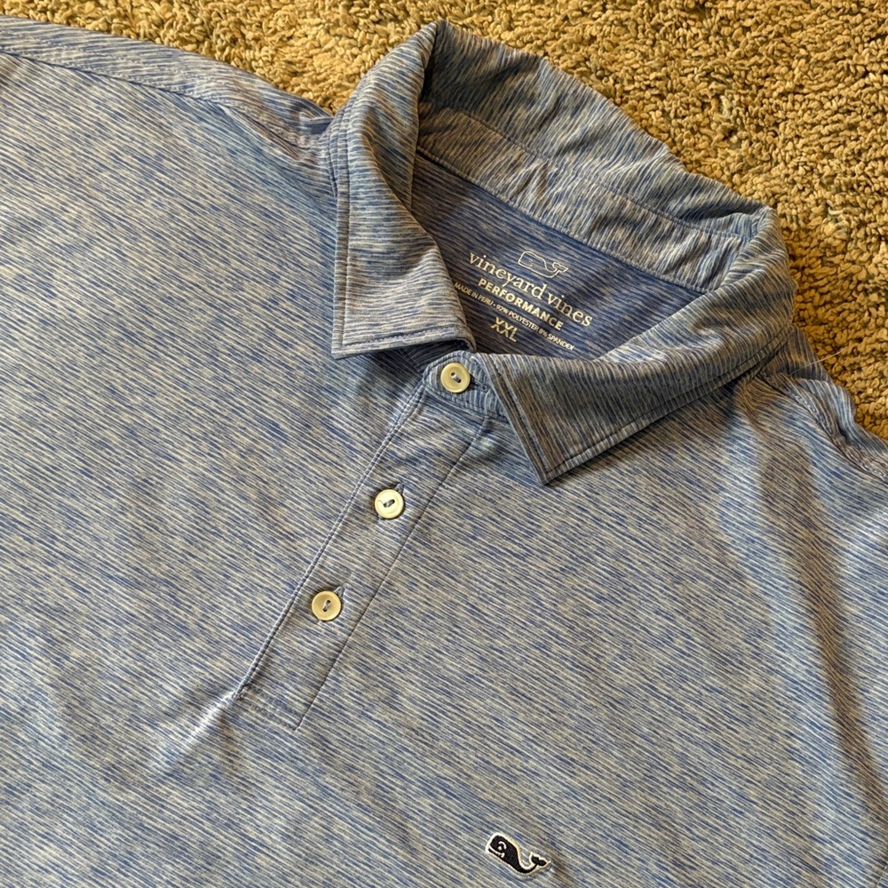 Vineyard Vines Powder Blue Polo Shirt